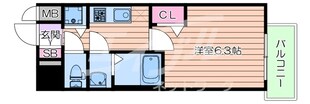 ゼオン大阪EASTの物件間取画像